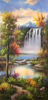 Beautiful Waterfall Scene....