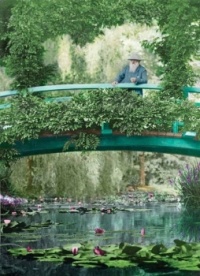Monet in his garden, 1905