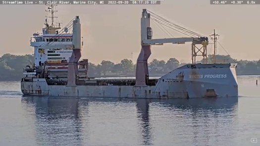 Solve Vectis Progress - Ocean-Going Freighter - Marine City, MI (2022 ...