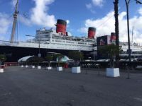 Queen Mary docked at Long Beach, California