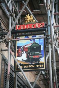 Euston Flyer pub sign