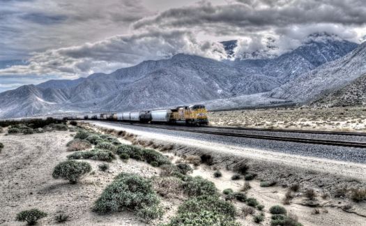 Solve Southern Pacific-California Desert jigsaw puzzle online with 135 ...