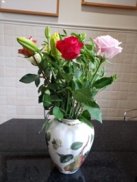Roses and other flowers in a Vase