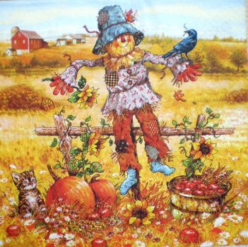 Solve Scarecrow jigsaw puzzle online with 144 pieces