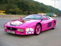 Hello Kitty Race Car