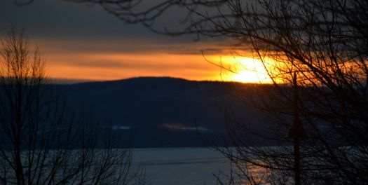 Sunset over Lake Champlain, Burlington, VT