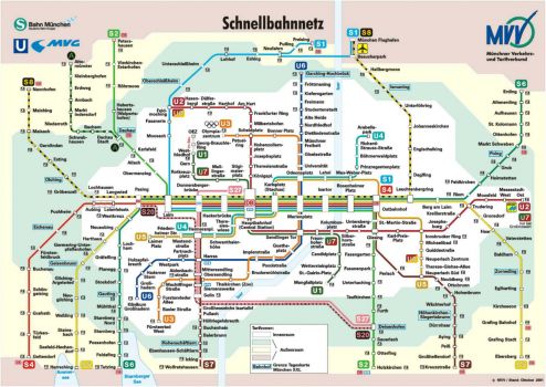 Solve Munich Metro Map Jigsaw Puzzle Online With 234 Pieces