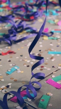 Confetti and Ribbon