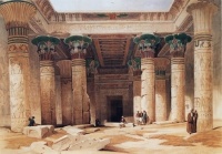 David Roberts - Grand Portico of the Temple of Philae, Nubia