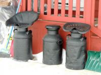 Old Milk Cans - Repurposed!