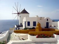 Windmill Aegian sea