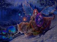 Fairy Riding A Tiger