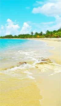 Praia em algum lugar de Porto Rico !!!