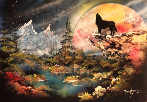 Jigsaw Puzzle | Moonlight Wolf Lg | 96 pieces | Jigidi