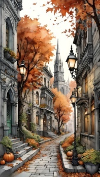 Autumn alley