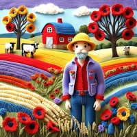 Out Standing in his Own Field - resize 9 - 600 pieces