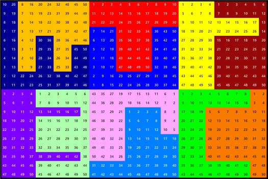 Solve Number 1363 square division 600 jigsaw puzzle online with 600 pieces