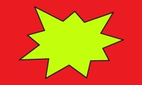 One big green star