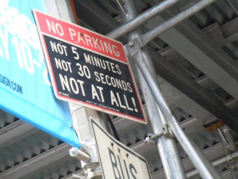 No Parking in NYC!