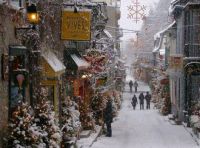 Christmas, Old Town Quebec City, Canada