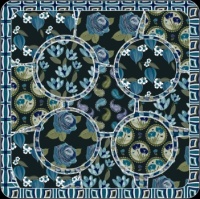 Blue Rose Mosaic