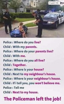 Police and child :-)