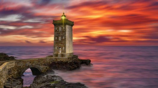 Bretagne le Conquet Kermorvan lighthouse