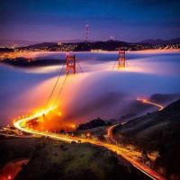 Golden Gate fog, San Francisco