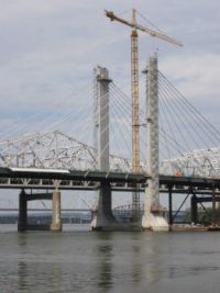 Bridge Construction on the Ohio River