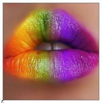 rainbow lips