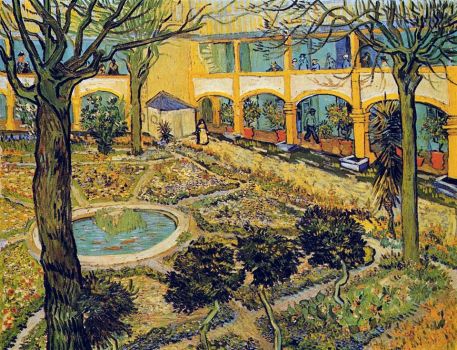 Patio del Hospital de Arles by Vincent van Gogh