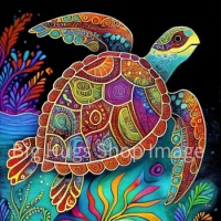 Colorful turtle *