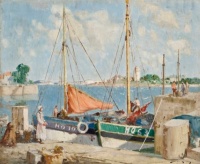 William Lee Hankey (British, 1869–1952), After the Catch, Honfleur