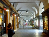 Turin: Piazza Castello Arcades