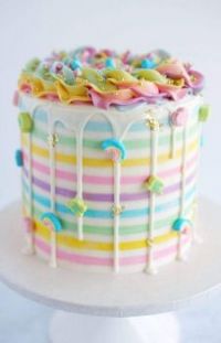 Rainbow Lucky Charms Cake