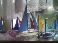 FISH AND SHIPS IN A WINDOW