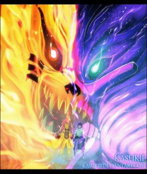 Solve susanoo nine tails jigsaw puzzle online with 238 pieces