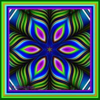 Six Petals - Kaleido created from Squiggles