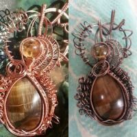 citrine and tiger's eye b4 and after