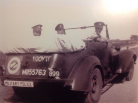 Military Police on patrol in Egypt North Africa