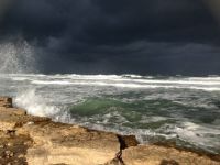 Bad weather in Haifa