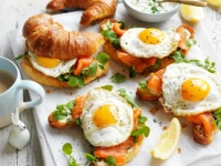 Egg & Smoked Trout Croissants