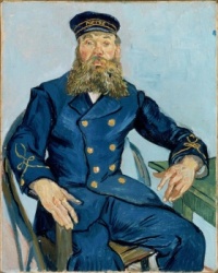 Vincent Van Gogh (1853-1890) - Portrait of the Postman Joseph Roulin, 1888