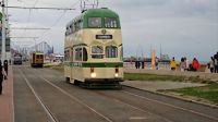 Heritage tram in Blackpool