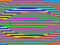 Striped Discombobulated Swirl (Medium)