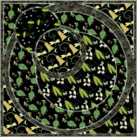 Peas mosaic