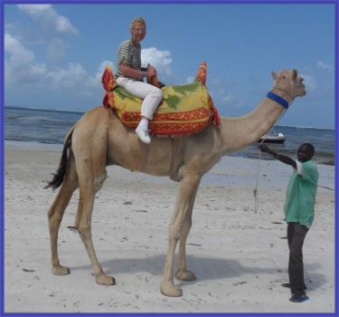 Jízda na velbloudu...  Riding a camel ...