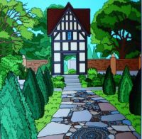 Gardens - paint by numbers