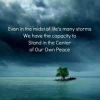 4  ~ "Even in the midst of life's many storms, we have..."