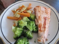 salmon for lunch